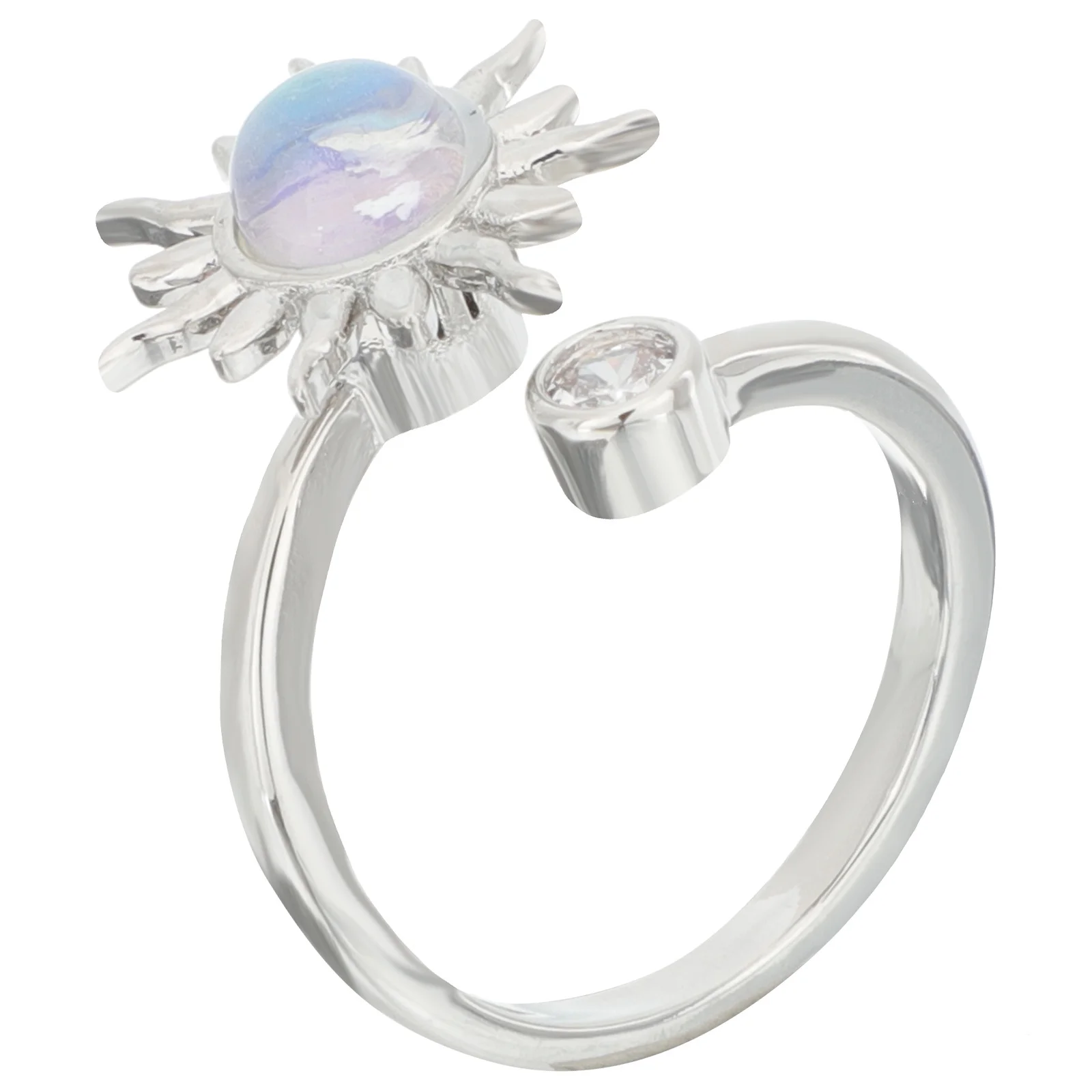 

Fidget Ring for Women Sunflower Design Adjustable Open Ring Fashion Aesthetic Jewelry Anxiety Relief Daily Wear Gift Idea