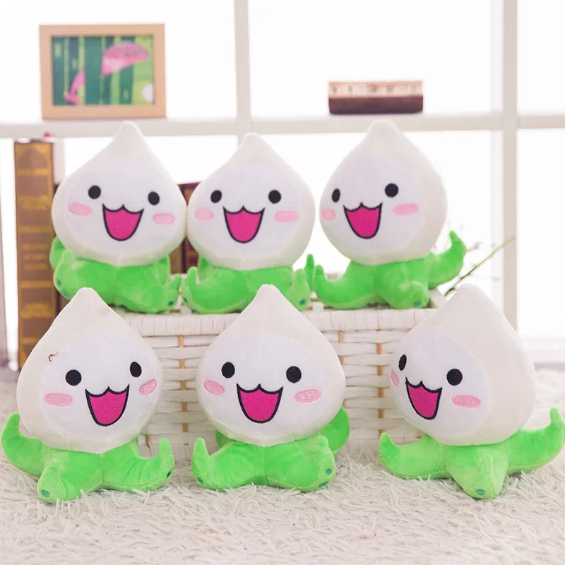 Kawaii Mini Overwatches Plush Toys Onion Small Squid Stuffed Doll Action Figure Soft For Children Gift Home and Car Decoration