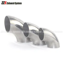 42/54/60/63/70/76/80/89mmx1.5mm Automobile exhaust pipe muffler turns into stainless steel elbow Angle pipe to reduce diameter