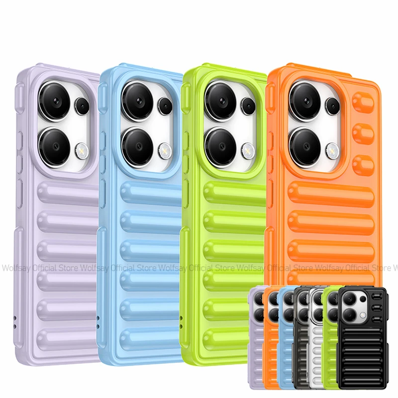 3D Capsule For Xiaomi Poco M6 Pro 4G Case Xiaomi Poco M6 Pro 4G Cover Shokproof Cute TPU Phone Cover For Xiaomi Poco M6 Pro 4G