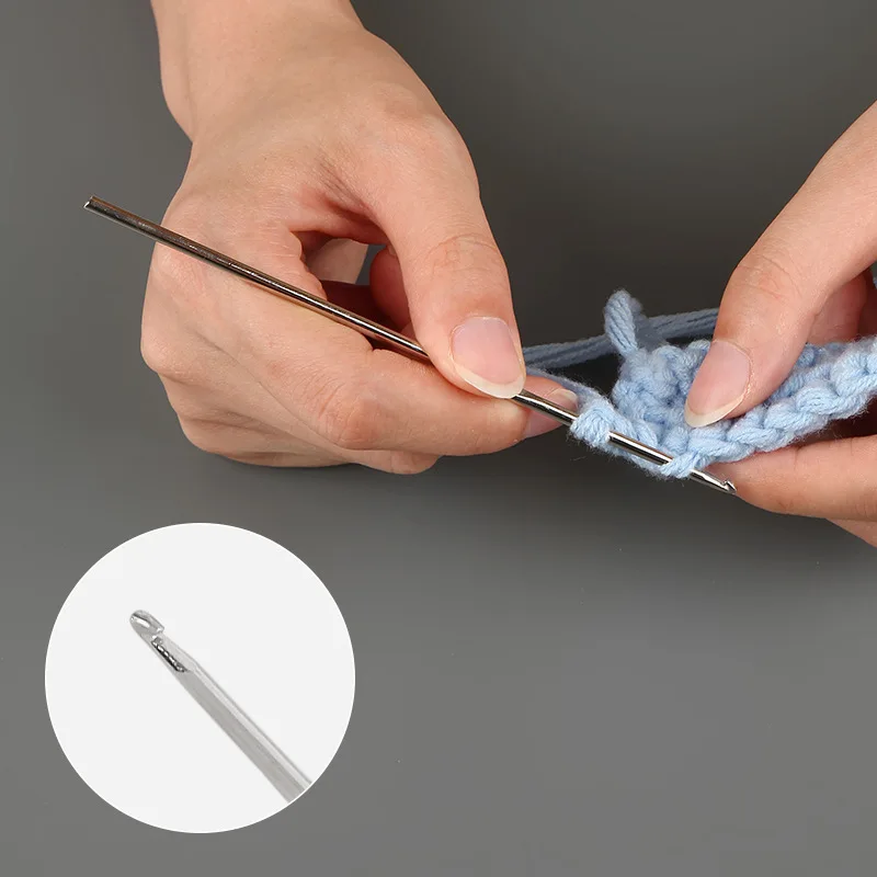Ensemble de 12 crochets multicolores/argentés en alumine, pour perruques, accessoires de couture, outils de bricolage