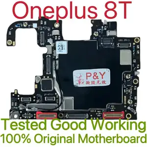 Bilashmart Global Version Original Unlocked Motherboard Oneplus 8T Tested Circuit Plate Main Logic Board Oneplus 8T