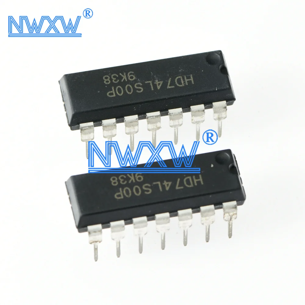 HD74LS00P plug-in 74LS00 DIP-14 2 input four NAND gate logic IC chip 74LSOO