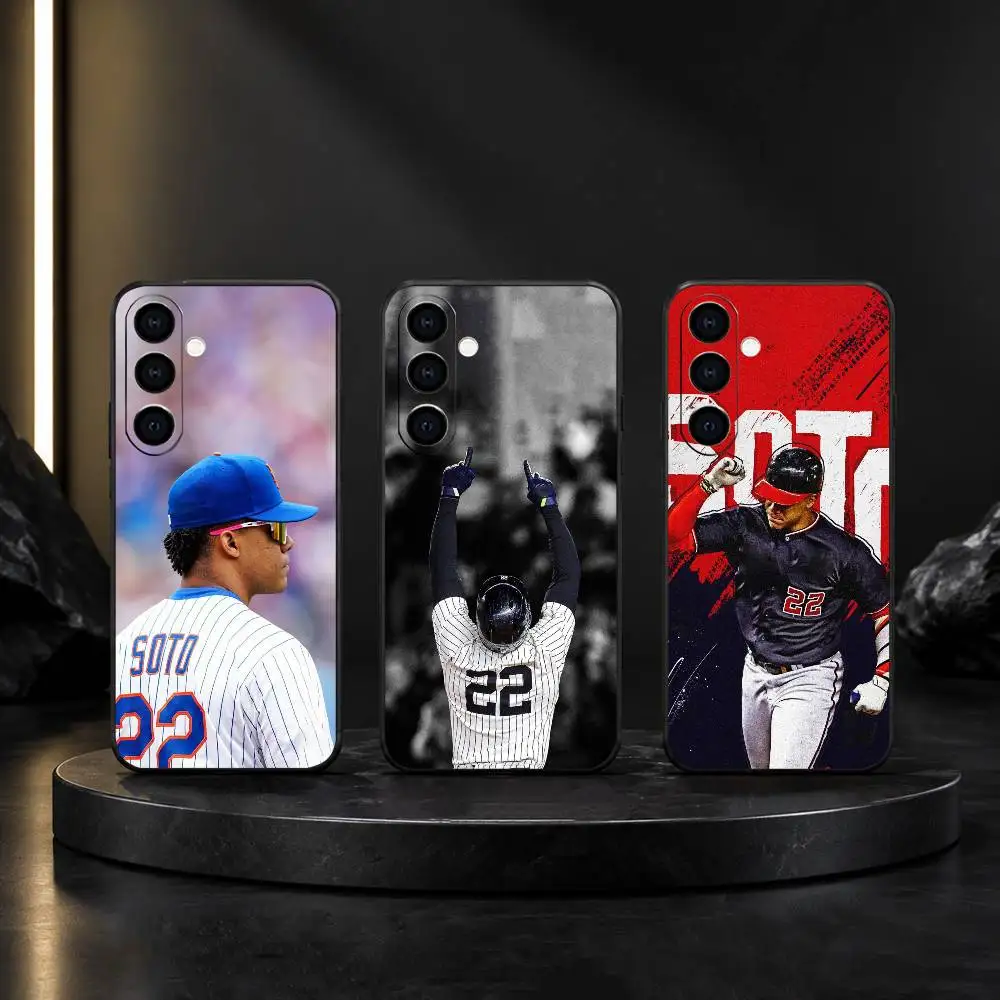 J-Juan NO.22 S-Soto Phone Case For Samsung Galaxy A20,21s,22,31,32,52,53,72,73,80,91 Soft Black Shell