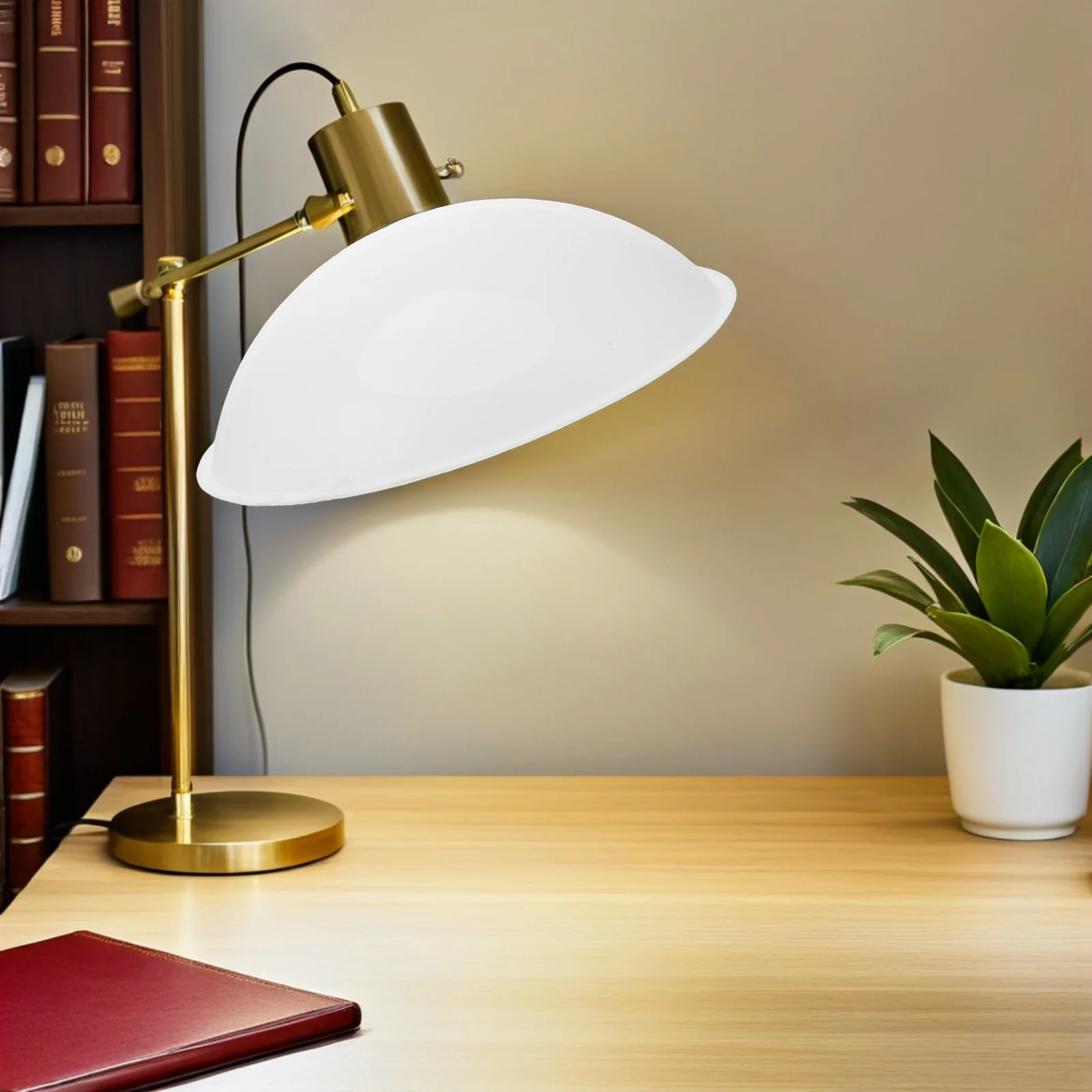 

Acrylic Semicircle Lampshade White Modern Ceiling Light Shade Replacement Pendant Floor Table Lamp Diffuser Indoor Bedroom