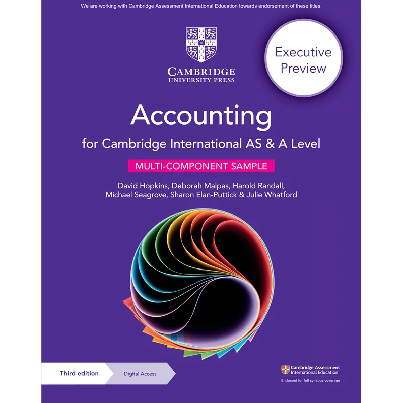 

Cambridge International AS A Level Accounting Coursebook с цифровым доступом 2-летний Дэвид Хопкинс 9781108902922