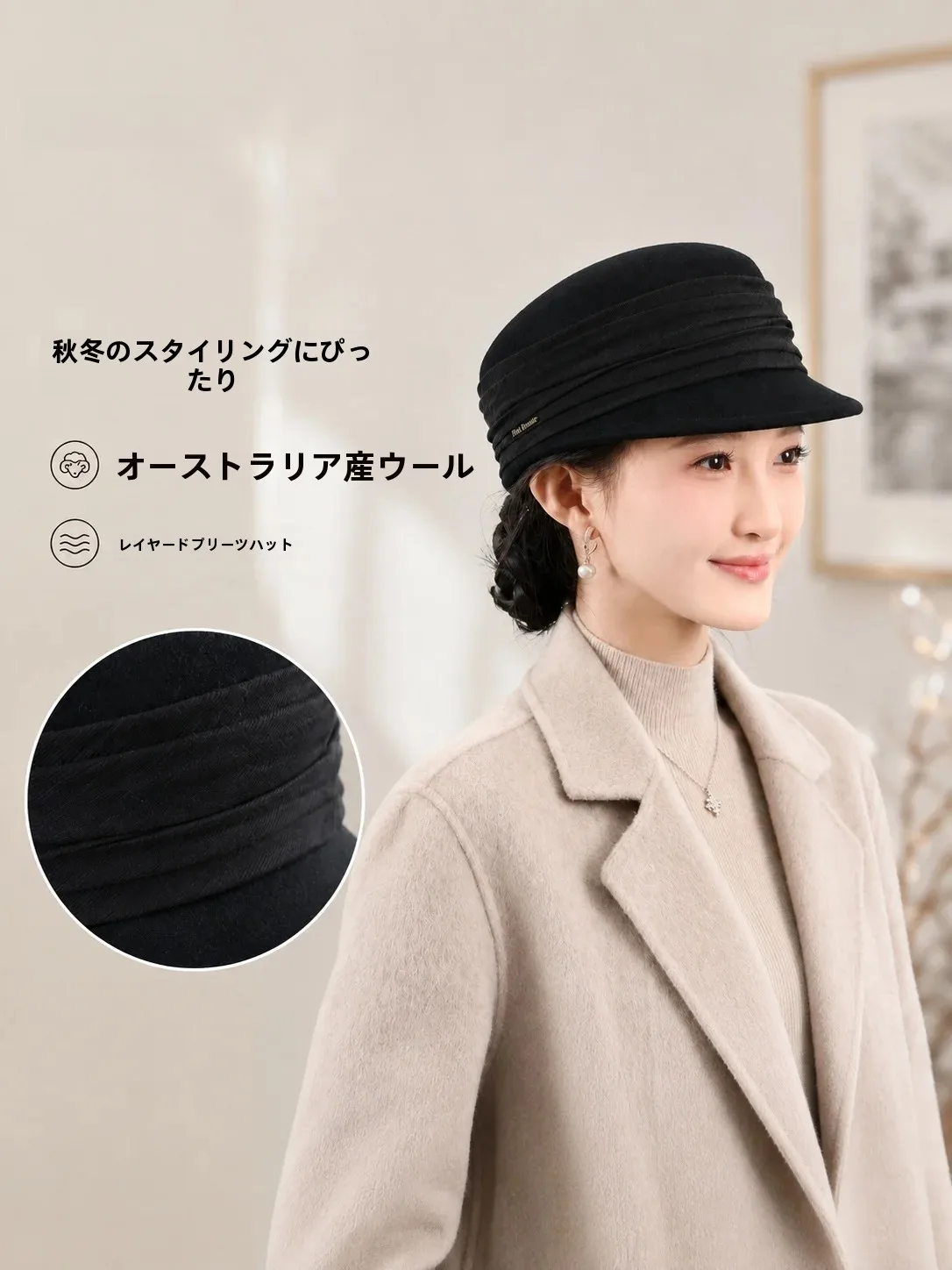cappello-da-donna-in-lana-stile-retro-ideale-per-l’autunno-e-l’inverno-con-visiera-corta-regolabile-caldo-e-adatto-anche-per-l’equitazione