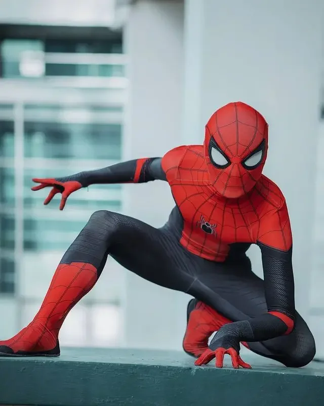 ผู้ใหญ่เด็กฮาโลวีน Far From Home Spiderman ชุดคอสเพลย์ผู้หญิง SuperHero Zentai บอดี้สูทผู้ชาย Party Jumpsuit