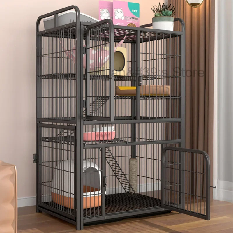 Cat Cage Three Floors Large Free Space Wholesale Cat Cage Luxury Cat House Cat House Cat Nest Cat Climbing Frame