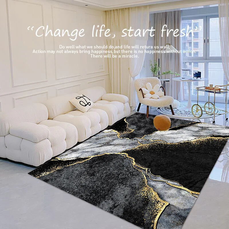 Modern Abstract Carpets for Living Room Splash-ink Bedroom Decoration Rug Art Parlor Study Decor Rugs Lounge Rug Non Slip Mat