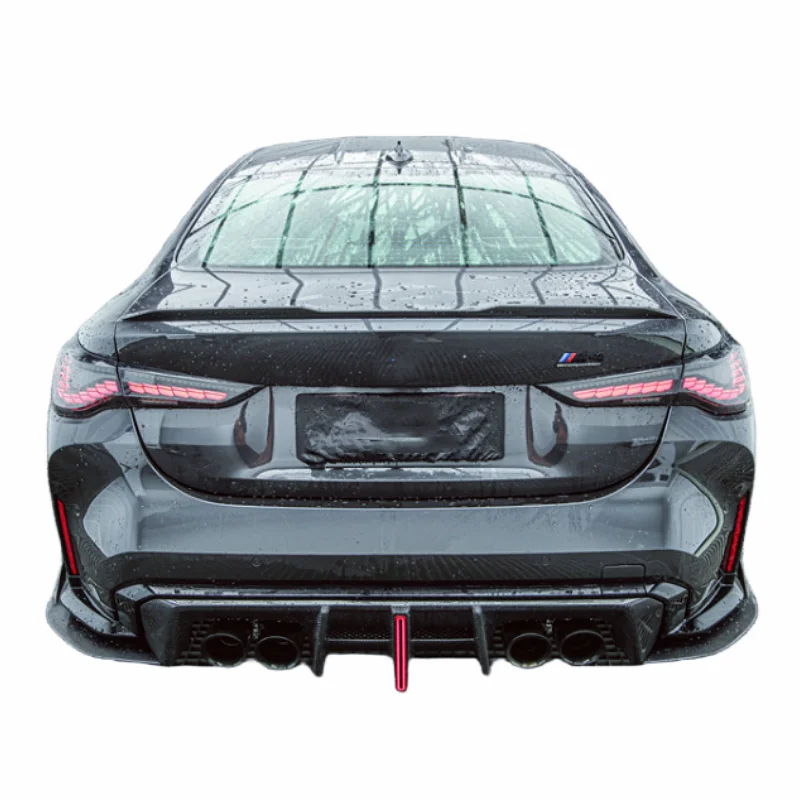 

Carbon Fiber Rear Diffuser for B M3 M4 G80 G82 Body Kit Front Bumper Edge Side Skirts Rear Spoiler