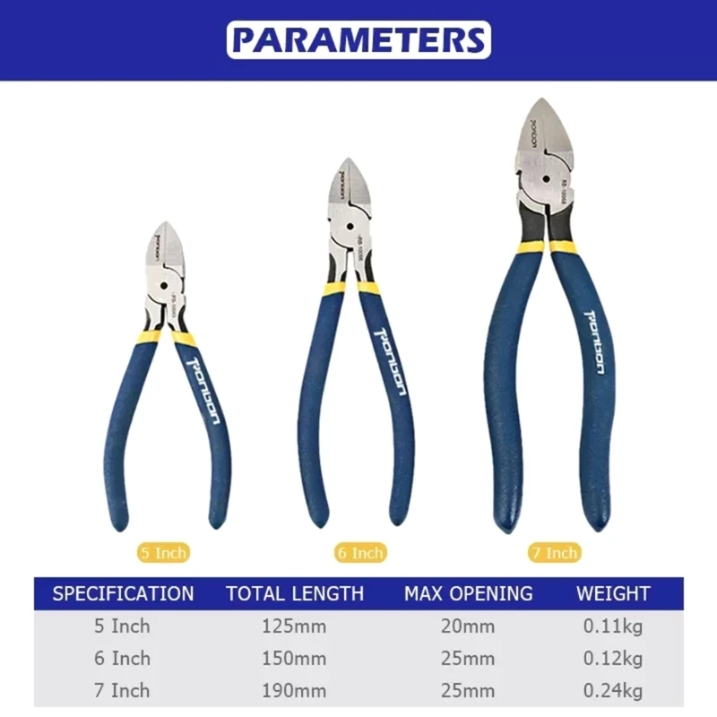 Multi-function Diagonal Cutting Pliers Wire Cutters Wide Application Pliers