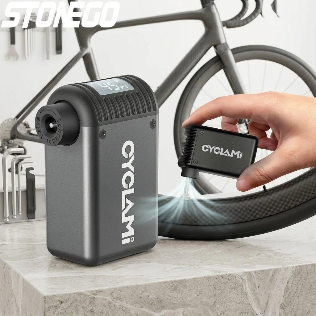 

Портативный мини-насос высокого давления для электровелосипедов, компактный насос для накачивания, аксессуары для велоспорта