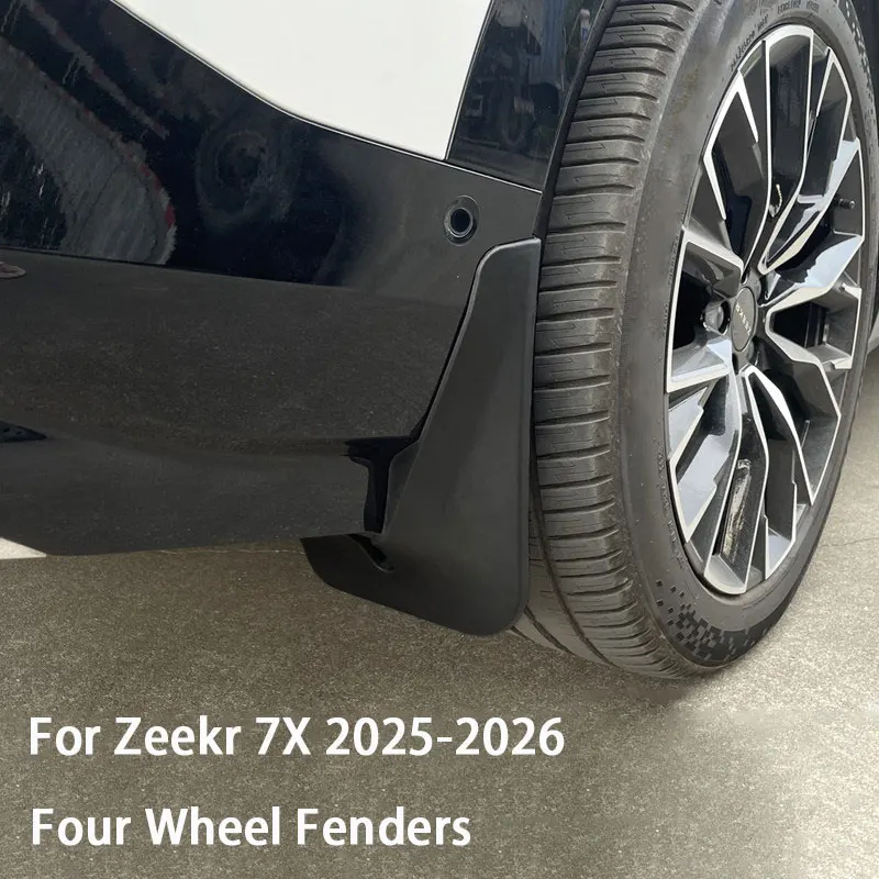 

4Pcs For Zeekr 2025 2026 Four-wheel Mudguards Fender Splash Guard Mud Flap Mudflaps Car Accessories