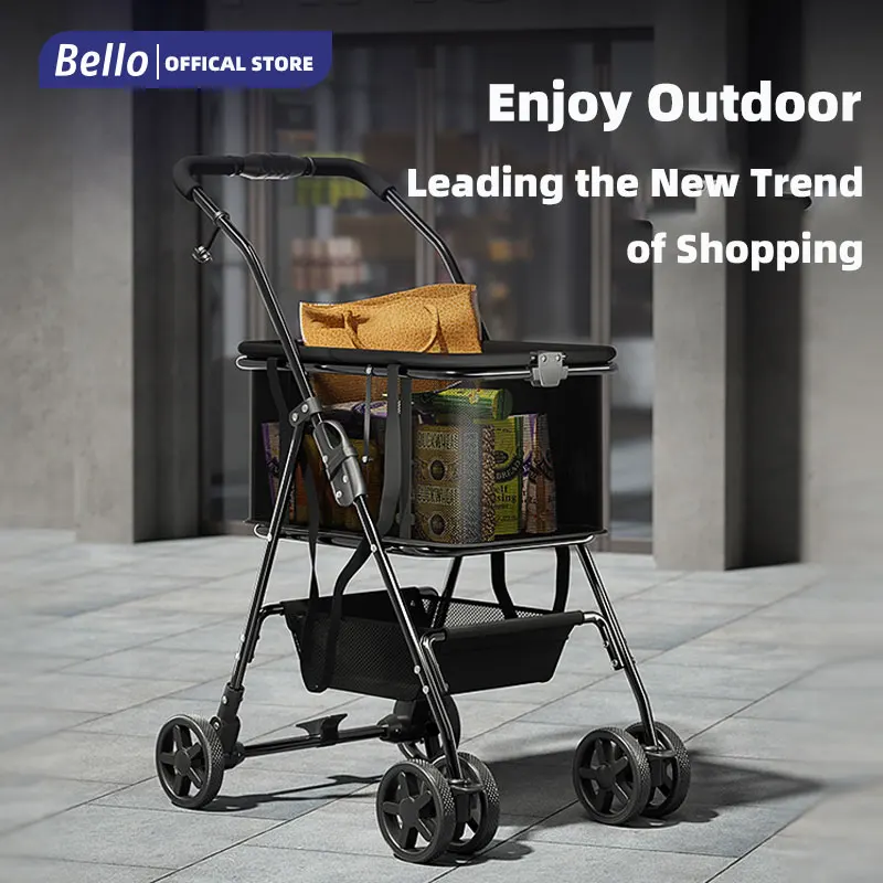 Pet Stroller Separable And Foldable Outdoor Walking Trolley