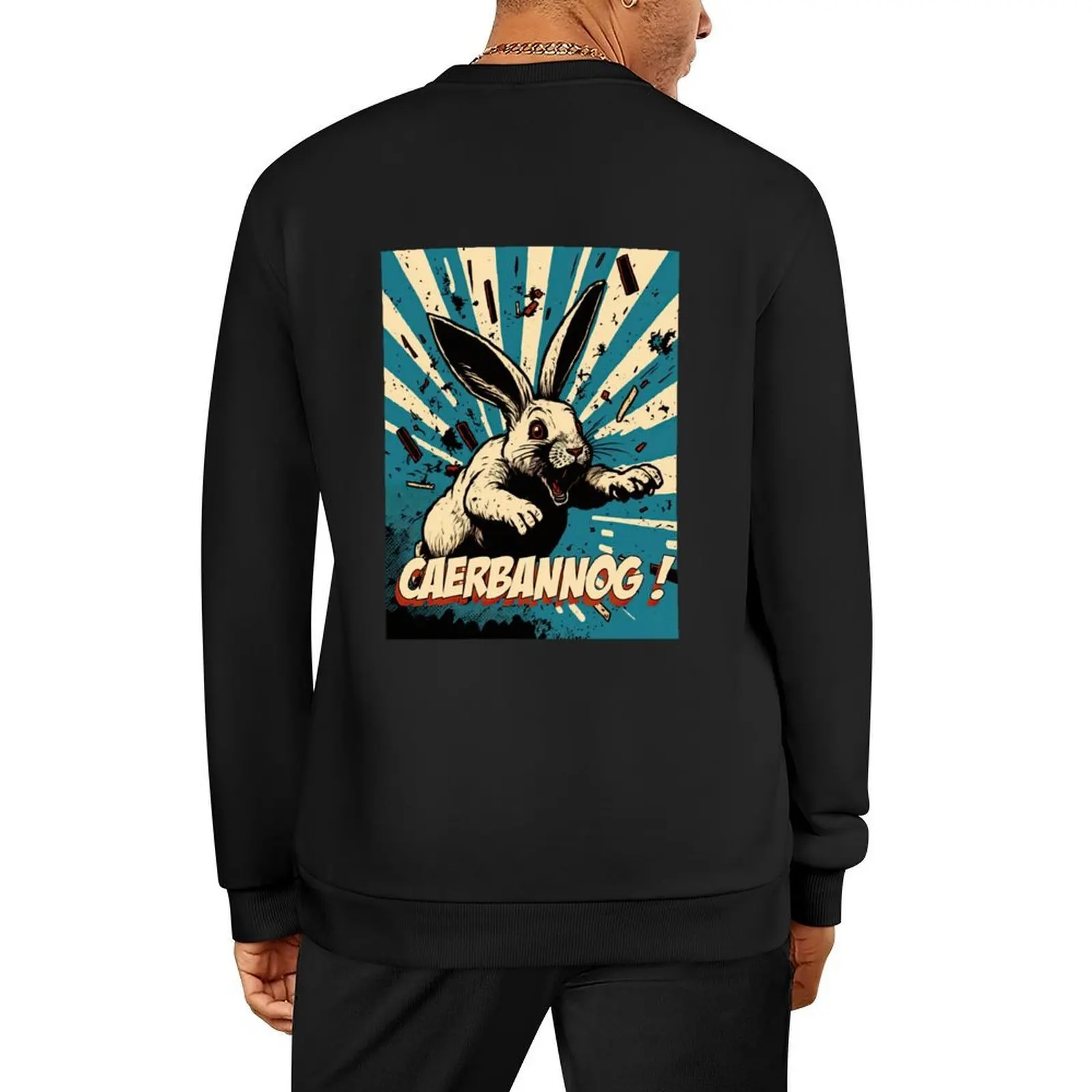 

CAERBANNOG! Pullover autumn clothes korean clothes men's coat blouse hooded sweatshirt for men