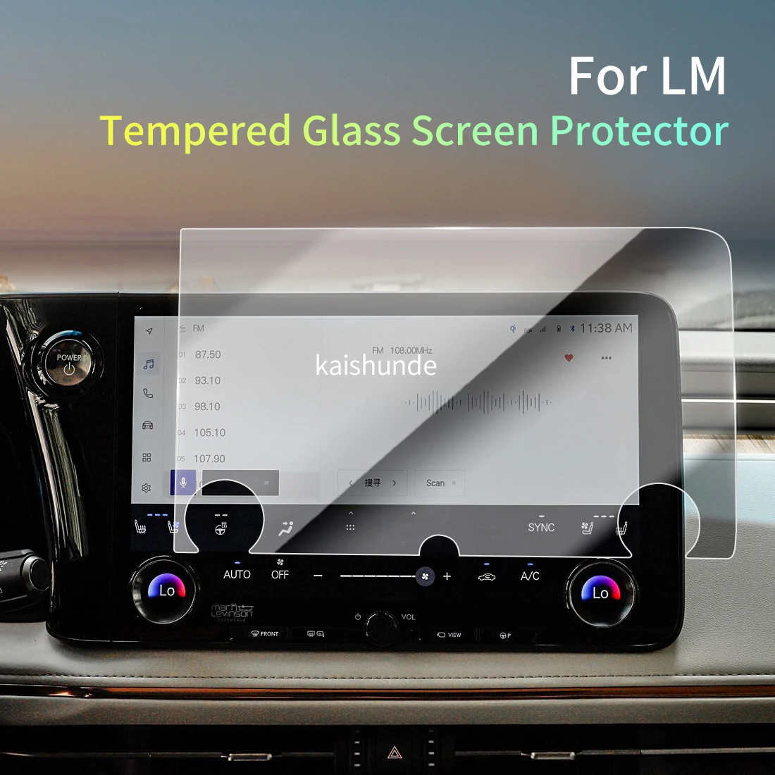 Car Stickers Meters Protector For 26 LEXUS LM Tempered Glass Protective Film Display Navigation Vehicle