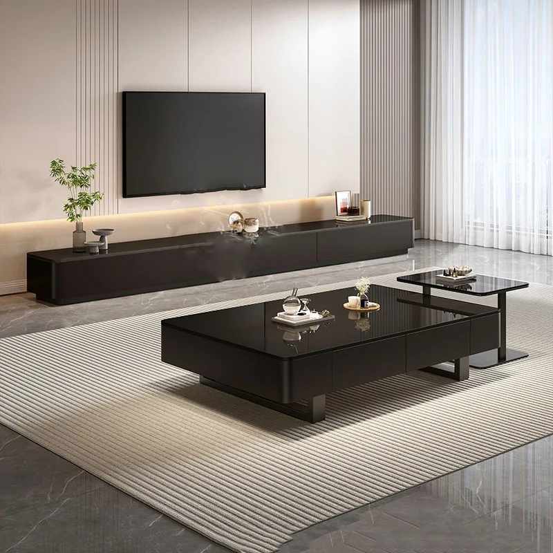 @6Drawers Designer Tv Table Universal Organizer Storage Living Room Mobile Modern Tv Stands Luxury  Chinese Style Furniture