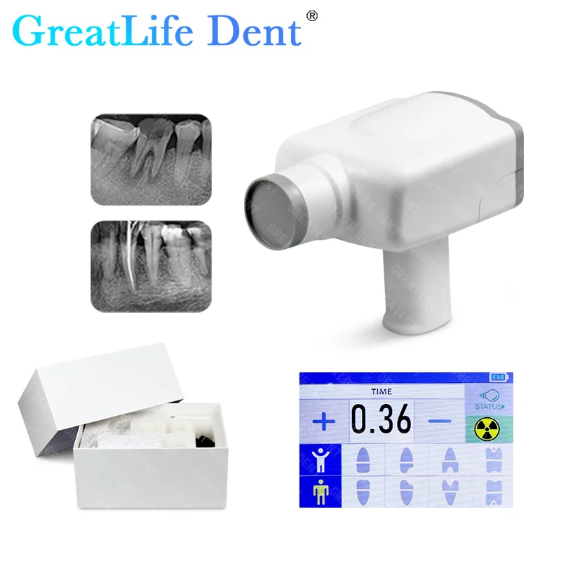 Mexico RU EU In Stock GreatLife 65KV HyperLight Digital Wireless Portable Dental X-Ray Machine Nanopix Rvg Sensor Camera