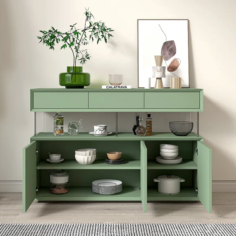 Paint Suspension Dining Side Cabinet Simple Modern Entrance Living Room Cabinet Foyer Porch Home Furniture Komod XY40GZ