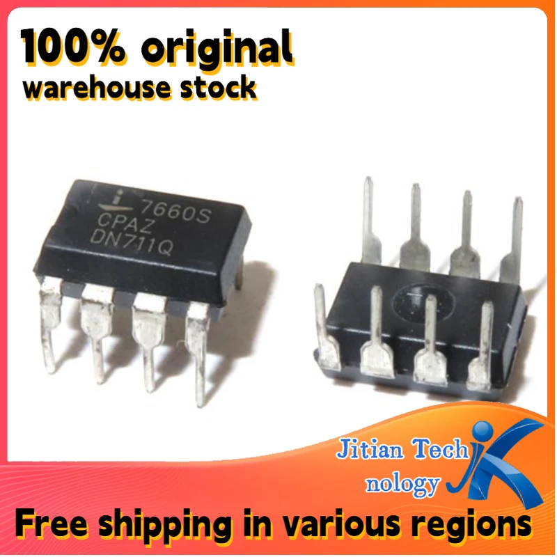10PCS 100% New ICL7660SCPAZ 7660S ICL7660 DIP8 Voltage converter chip IC Channel direct sales
