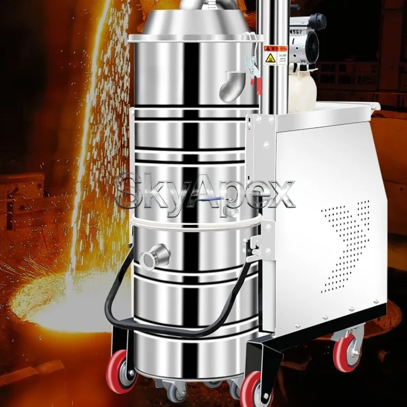 High Temperature Resistant Industrial Vacuum Cleaner High Suction for Metallurgical Steel Foundry Boiler Shop Dust Collection