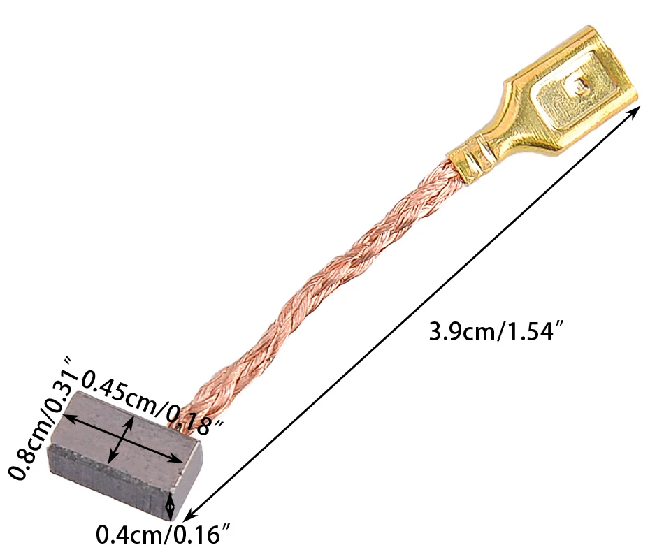 10 Stücke Auto Glas Lift Motor Kohlebürste Fit für Toyota Corolla 4x4,5x8mm – Detail 4