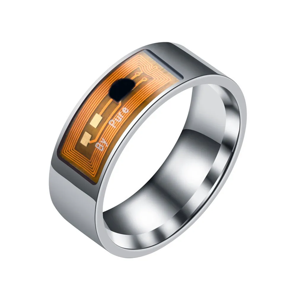 8Mm NFC Smart Ring Smart Wearable Ring for Mobile Phones Unlock Apps Store Cards WiFi Password Encrypt Privacy