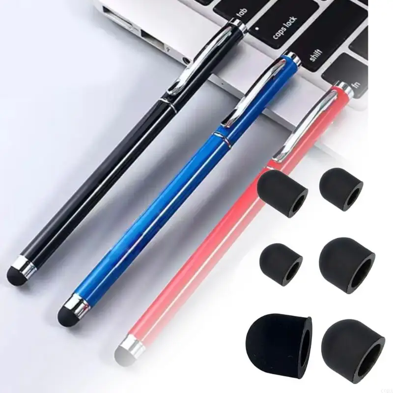 

CORA 100Pcs Soft Touch Silicone Capacitive Styluses Tip Wear Resistant For Touchscreens Precise Control