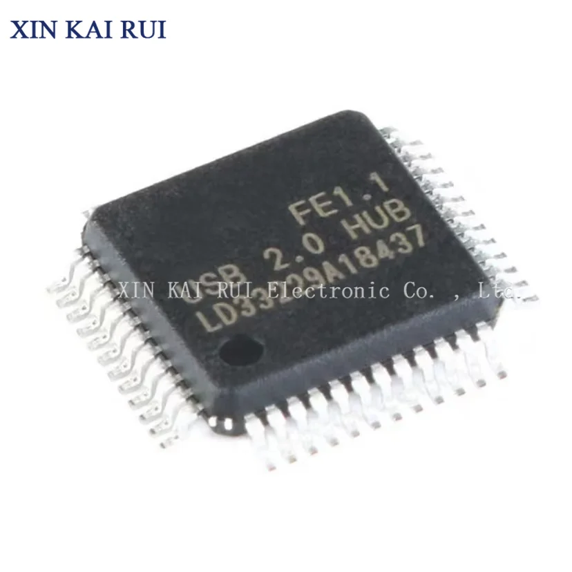 10pcs FE1.1 LQFP-48 USB 2.0 High Speed 4-Port Hub Controller