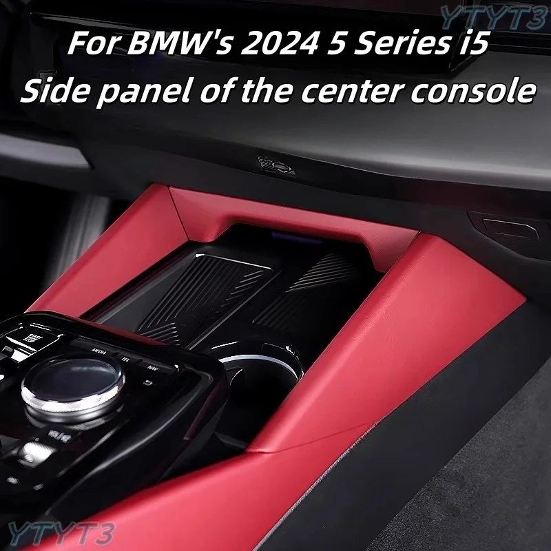 

For new BMW new 5 Series i5 525 530 G30 center console panel cup side ABS trim plate interior modification accessories