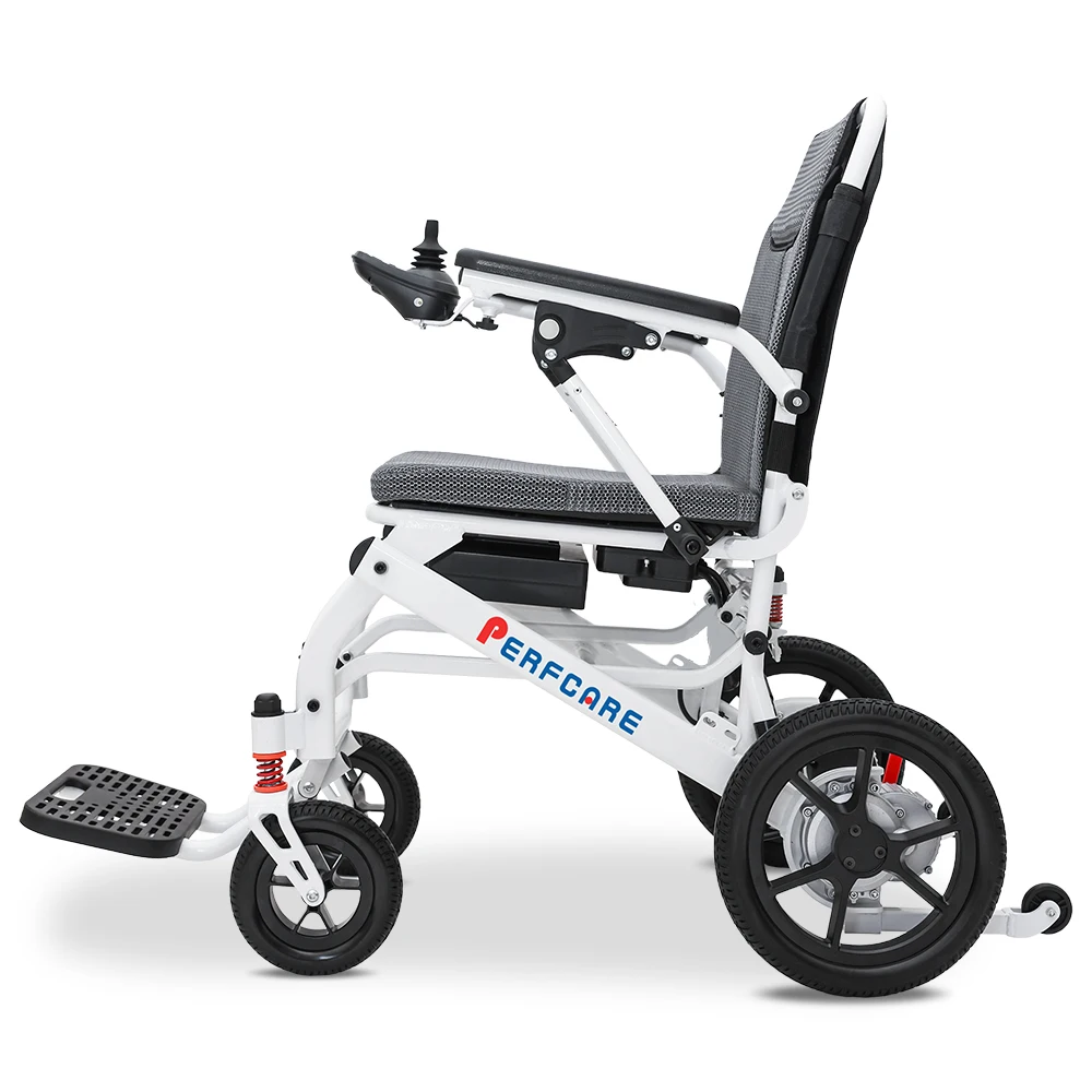 2024 New Arrival Lightweight Brushless Powerful Climbing Wheelchair Travel Portable Foldable Electric Wheelchair For Disabled