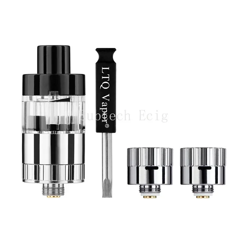 

LTQ Vapor Thumb Atomizer for Wax Concentate 19mm Diameter 0.8ohm Ceramic Coil Magnetic Connection Top Airflow Control Vape Tank