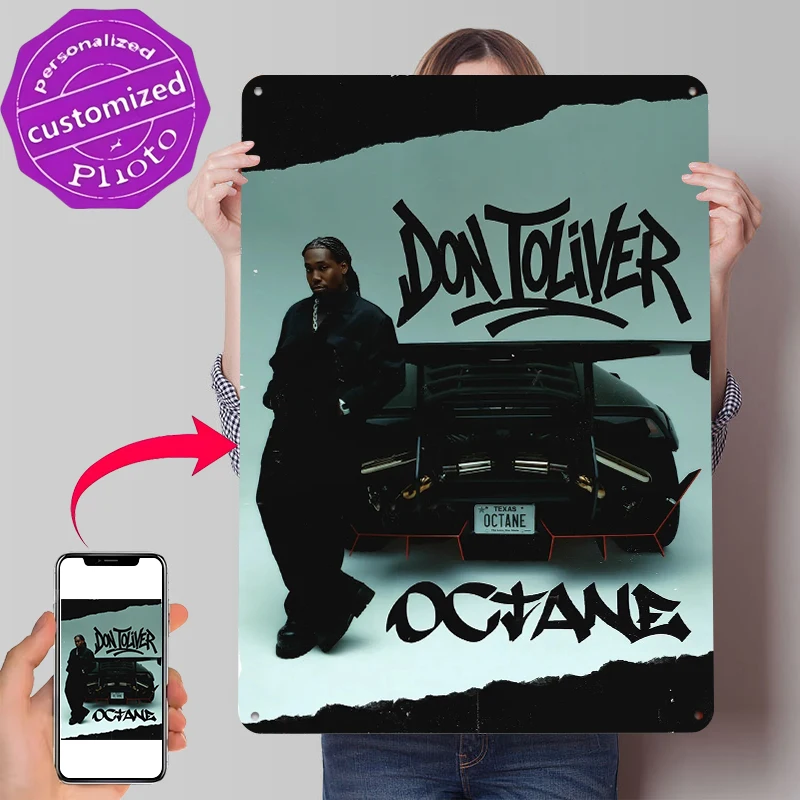 

Don Toliver Octane Tin Poster Wall Art Retro Vintage Metal Signs for Fans Room Gamer Decoration At Home Garage Decorations Decor