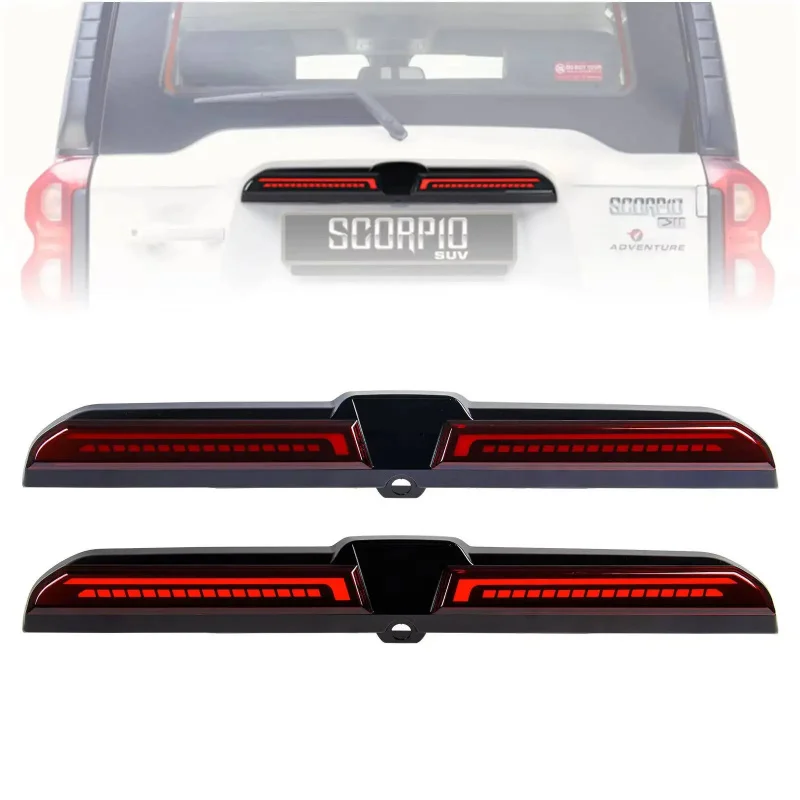 

High-quality suitable for Mahindra Scorpio car central trunk LED tail light, factory direct upgrade