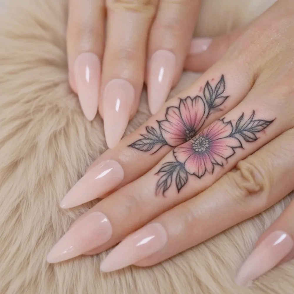 48 pçs preto brilhante unhas falsas imprensa ons com cola adesivo mulher acrílico longo stiletto unhas falsas diy dicas de dedo kits manicure