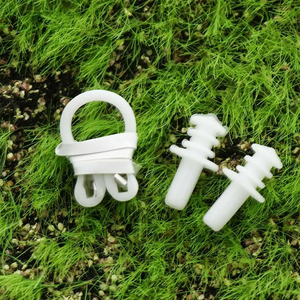Waterproof Earplugs Swim Ear Plugs Sports Earplugs Hearing Earplugs Earplugs Nasal Protection Nasal Clip Silicone Earplugs