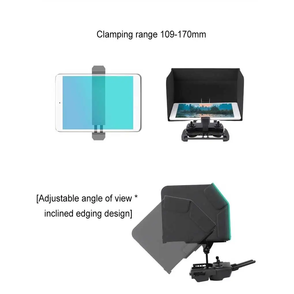 Mount Holder Foldable Tight Clamping Tablet Holders Plastic High Hardness Lightweight Stand Bracket Remote Controller Pro
