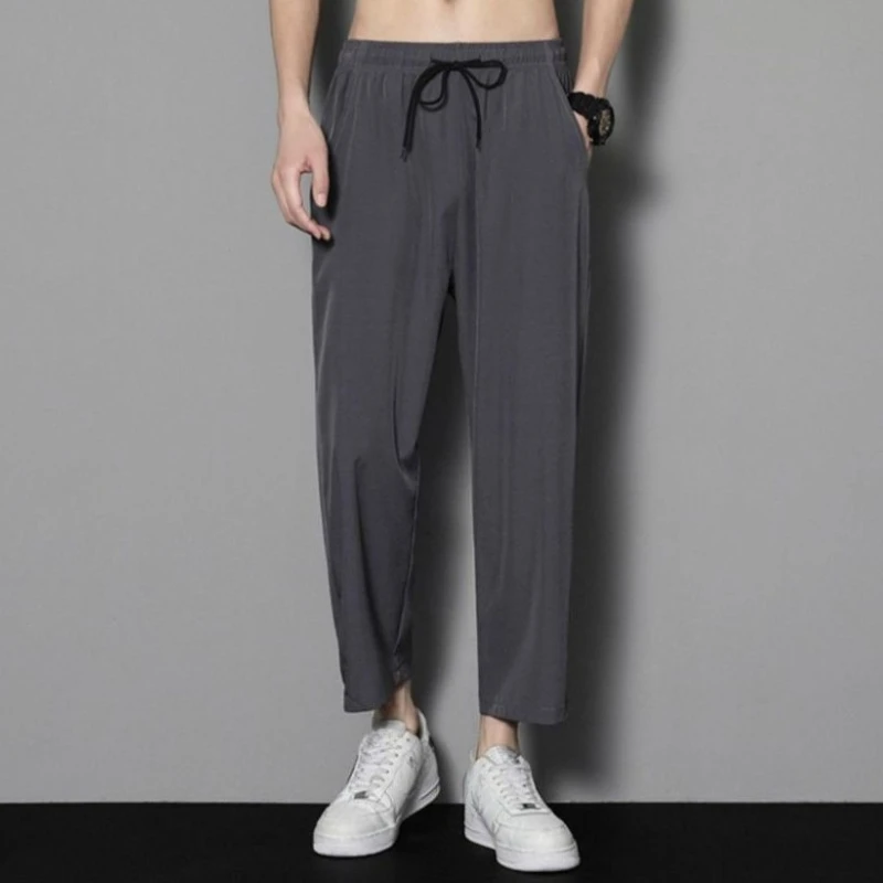 

Tailoring Trousers for Men Y2k Slacks Low Price Stylish Regular Fit Harajuku Fashion Clothes Cotton 2025 Baggy Casual Pants Man