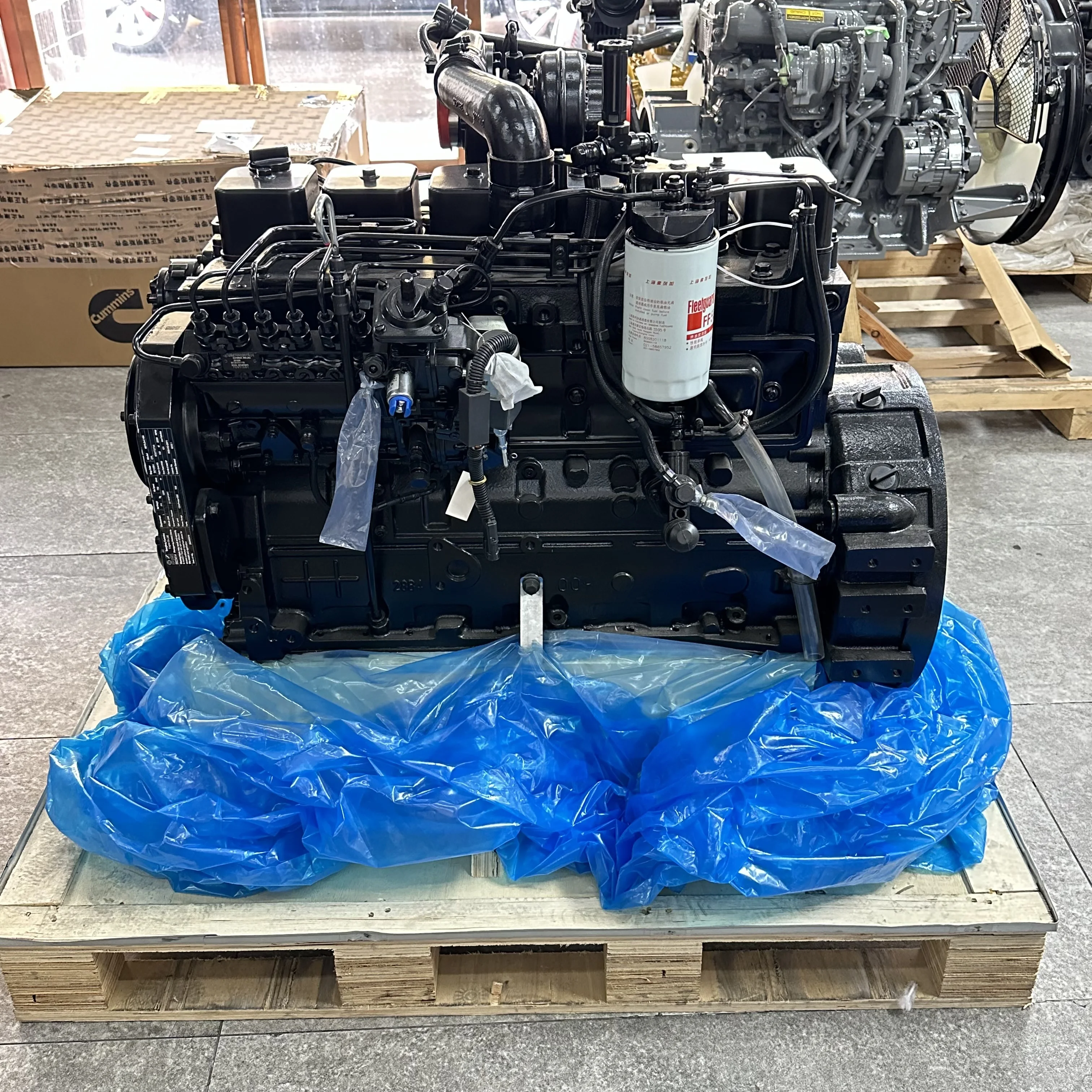 Genuine 6BT5.9-C150 Diesel Engine Assy 150HP for Sany Small Excavator SY65 SY230C5 Cummins 6BT5.9 Construction Machinery Engine