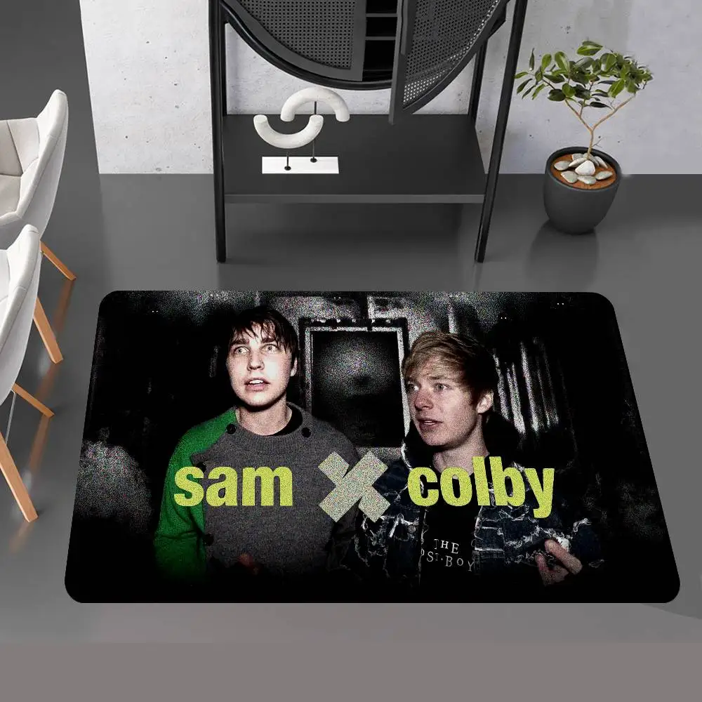 S-Sam And Colby XPLR Floor Mat Cheaper Anti-slip Modern Living Room Balcony Printed Bedside Mats