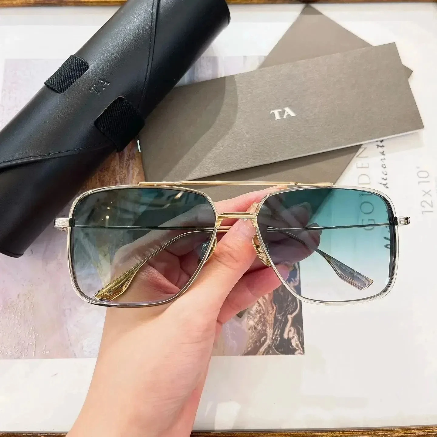 

Оригинальные мужские солнцезащитные очки LIANGCHENDITA DUBSYSTEM DTS157-A UV400 с антибликовым покрытием для вождения, поляризационные роскошные женские очки с градиентом для пар