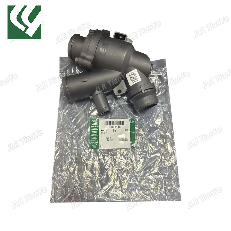 

LR032135 LR035124 AJ812976 3.0 V6 5.0 V8 Petrol Coolant Thermostat Housing for LAND ROVER Discovery 4 Range Rover RR Sport Velar