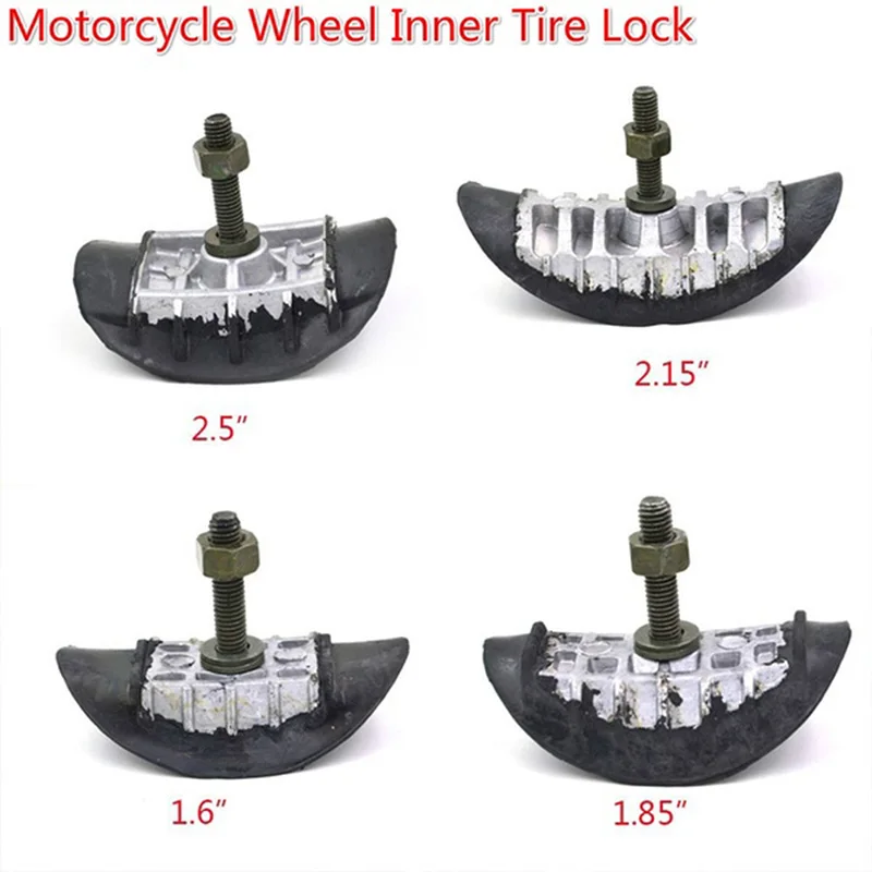 

1PC Universal Motorcycle Wheel Rim Lock tyre inner tube safe bolt 1.6" 1.85" 2.15" 2.50" inner tire lock for dirt pit bike