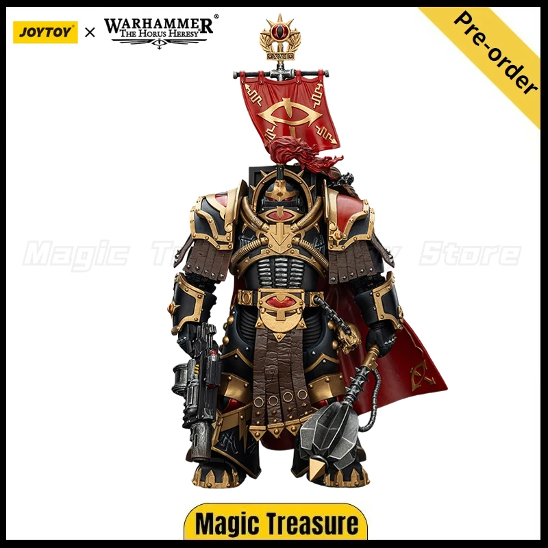 

【Предпродажа】JOYTOY Warhammer 40K Sons of HorusLegion Cataphractii Praetor с Combi-Melta и Power Maul 1/18 Фигурка