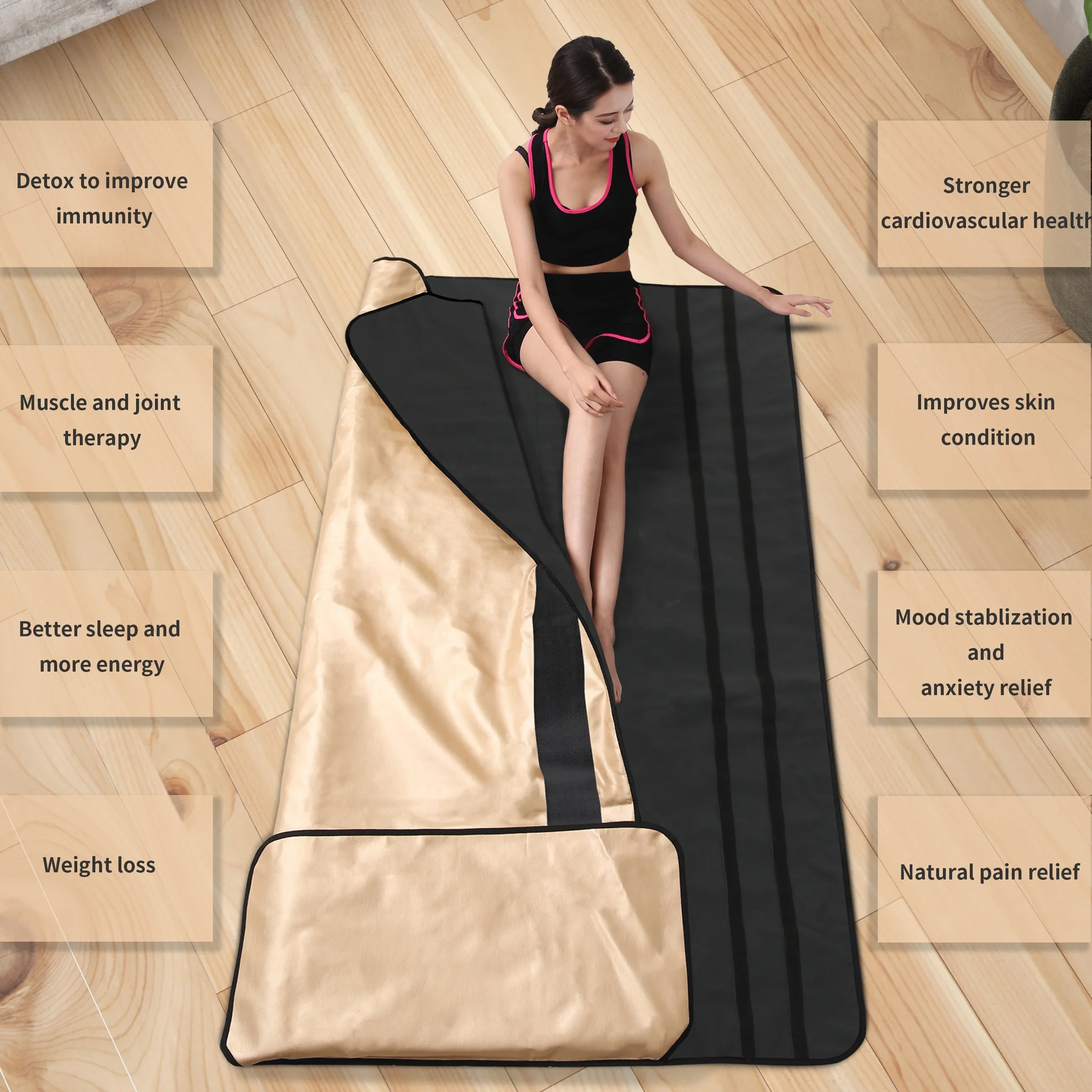 Waterproof Far Sauna Blanket for Women Rehabilitation Centre