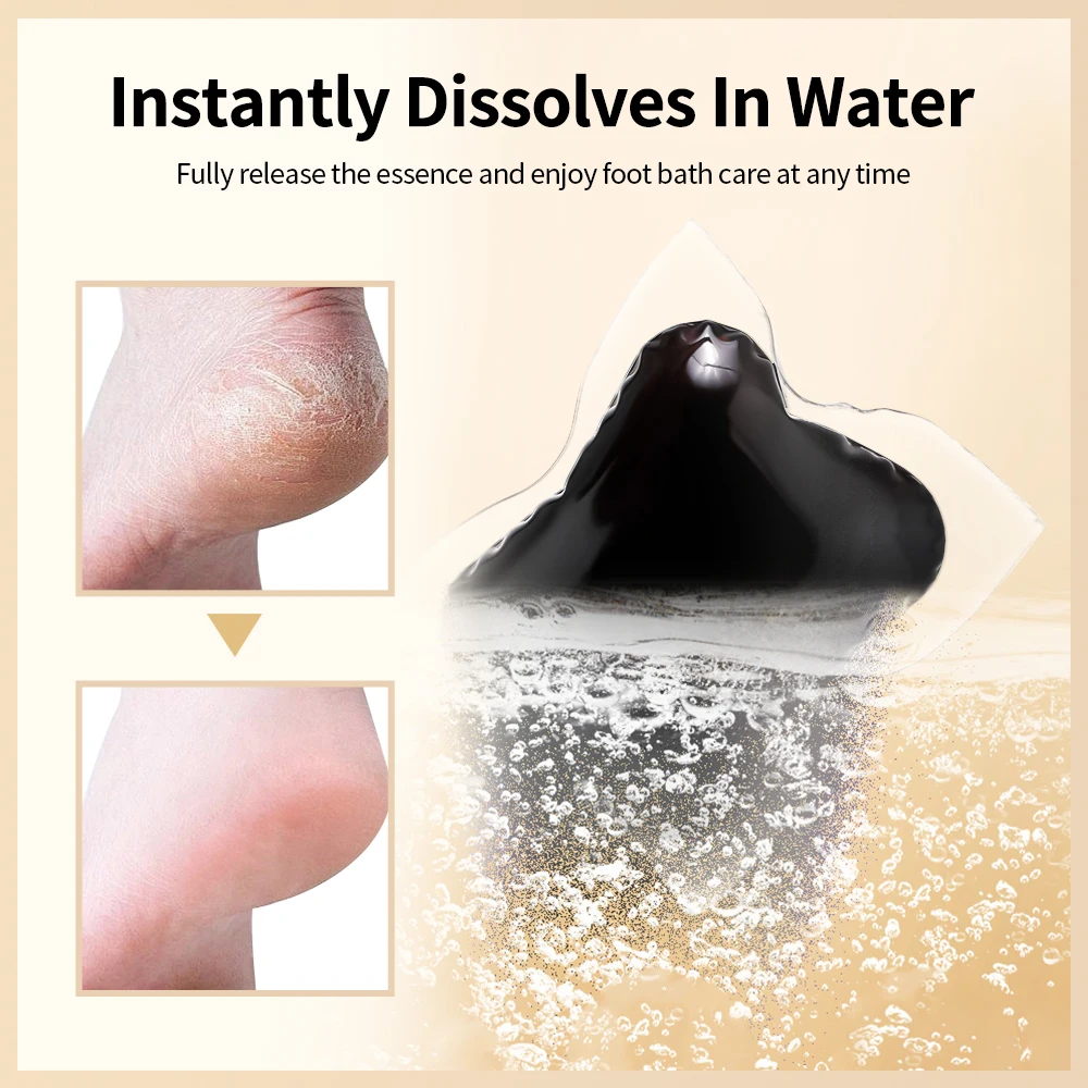 10pcs Foot Cleansing Soak Gel Beads Herbal Slimming Foot Bath Up Detox Relieve Fatigue Swelling Lymphatic Drainage Foot Soak