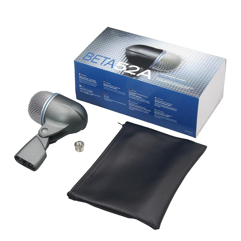 2026 BETA 52A Super Cardioid Dynamic Low Frequency Instrument Mic Professional Stage Performance Studio Recording Metal