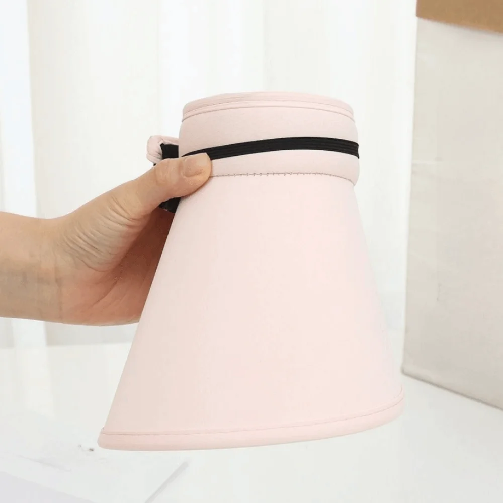 

Casual Wide Brim Foldable Shawl Hat Breathable Solid Color Women's Sun Hat Windproof Sun Protection Outdoor Bucket Hat Summer