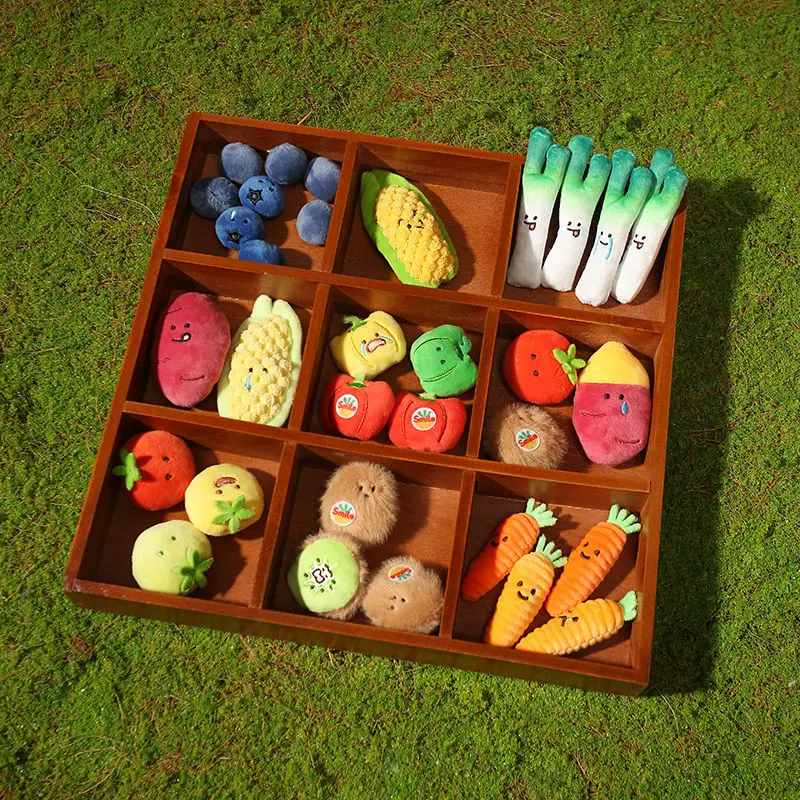 Nuevos Modelos Populares de la Serie de Mariscos y Frutas: Colgante de Peluche de Salmón, Plato de Mariscos, Plato de Ve